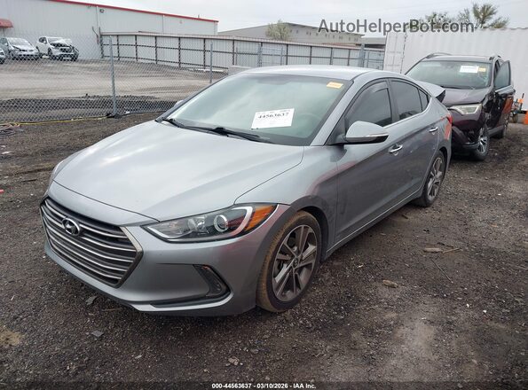 5NPD84LF5HH007915 2017 HYUNDAI ELANTRA Gray Front left