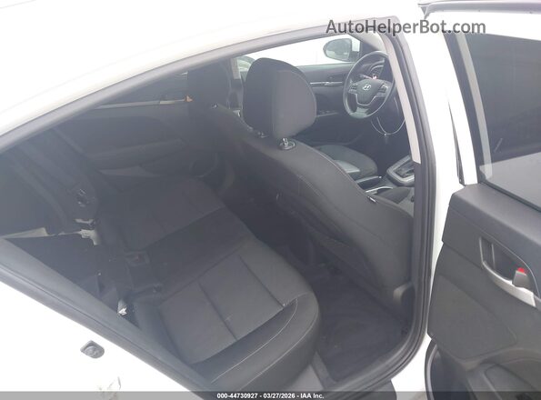 5NPD84LF5HH154154 2017 HYUNDAI ELANTRA White VIN კოდის სტიკერის ხედი