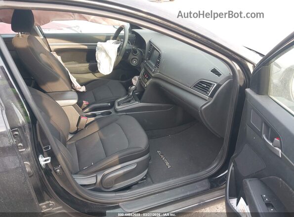 5NPD84LF5JH281198 2018 HYUNDAI ELANTRA Black Vista interior delantera