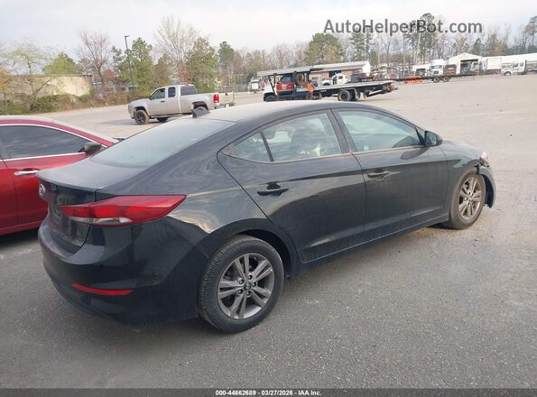5NPD84LF5JH281198 2018 HYUNDAI ELANTRA Black Trasero derecho