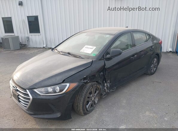 5NPD84LF5JH281198 2018 HYUNDAI ELANTRA Black Vista frontal