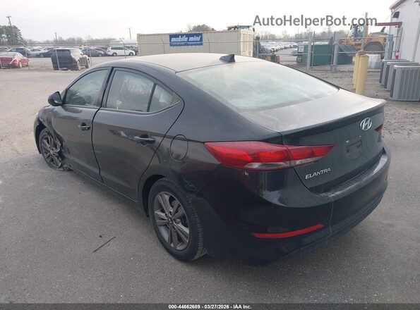 5NPD84LF5JH281198 2018 HYUNDAI ELANTRA Black Trasero izquierdo