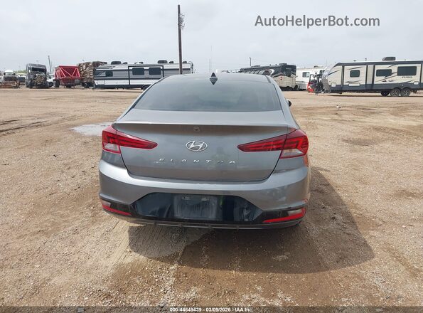 5NPD84LF5KH408016 2019 HYUNDAI ELANTRA Серый 