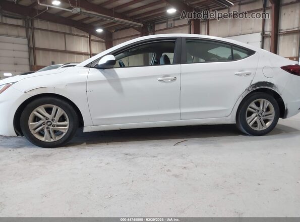 5NPD84LF5KH454221 2019 HYUNDAI ELANTRA White წინა ხედი