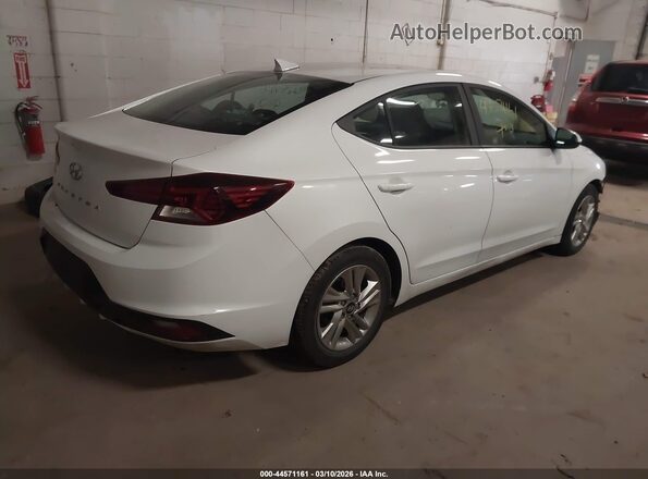 5NPD84LF5KH469219 2019 HYUNDAI ELANTRA White უკანა მარჯვენა