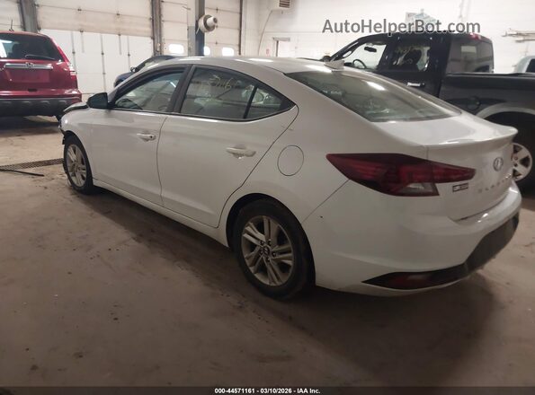 5NPD84LF5KH469219 2019 HYUNDAI ELANTRA White უკანა მარცხენა