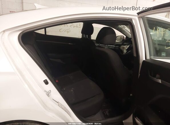 5NPD84LF5KH469219 2019 HYUNDAI ELANTRA White VIN კოდის სტიკერის ხედი