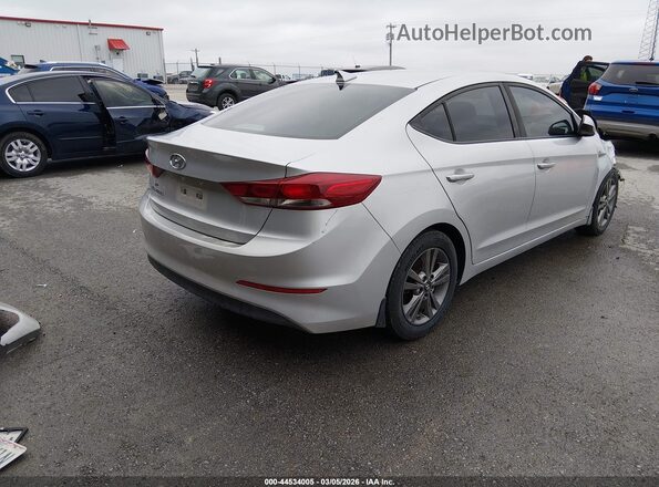 5NPD84LF6JH260313 2018 HYUNDAI ELANTRA Серебряный Задняя правая четверть