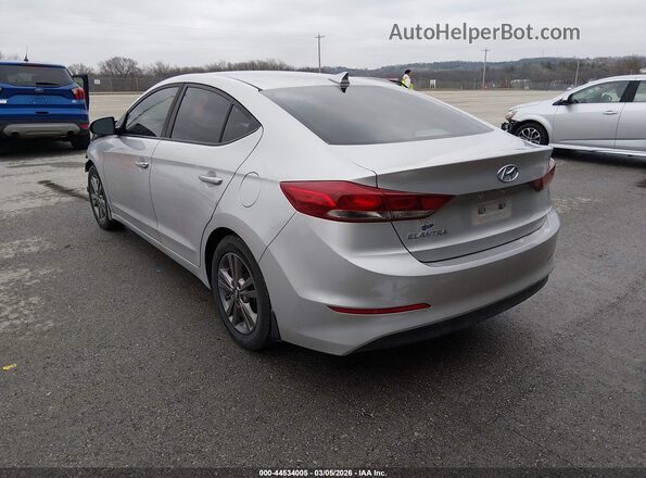 5NPD84LF6JH260313 2018 HYUNDAI ELANTRA Серебряный Задняя левая четверть
