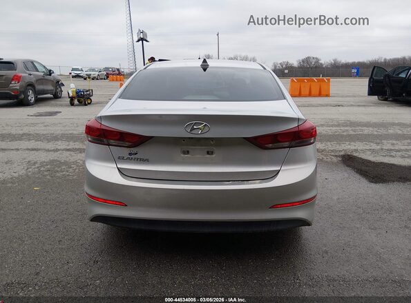5NPD84LF6JH260313 2018 HYUNDAI ELANTRA Серебряный 