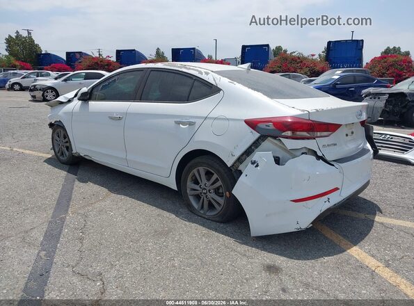 5NPD84LF6JH269710 2018 HYUNDAI ELANTRA White Trasero izquierdo