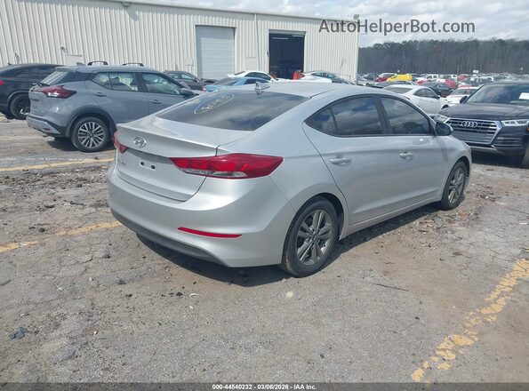 5NPD84LF6JH306948 2018 HYUNDAI ELANTRA Gray Trasero derecho