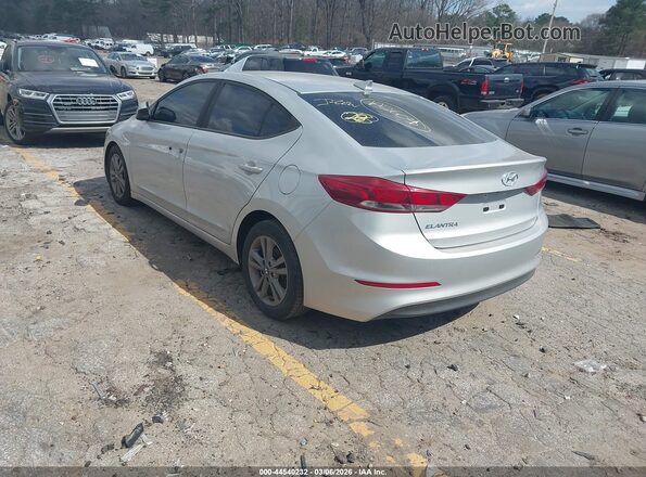 5NPD84LF6JH306948 2018 HYUNDAI ELANTRA Gray Trasero izquierdo