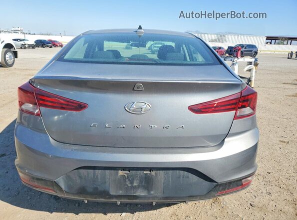 5NPD84LF6KH404346 2019 HYUNDAI ELANTRA Gray 