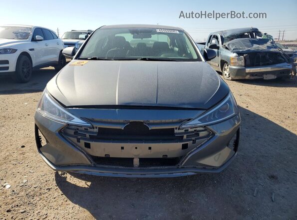 5NPD84LF6KH404346 2019 HYUNDAI ELANTRA Gray 