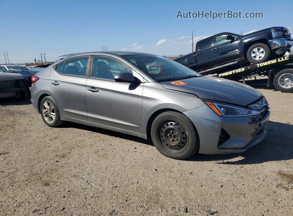 5NPD84LF6KH404346 2019 HYUNDAI ELANTRA Gray 