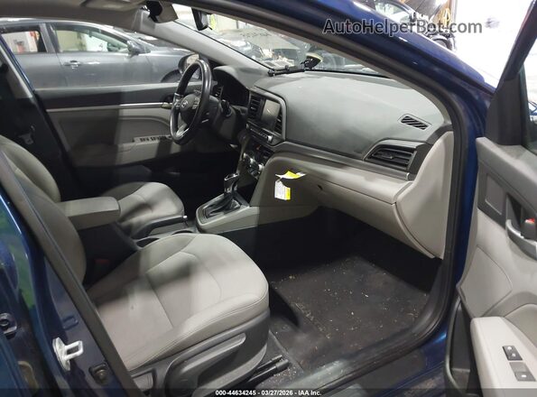 5NPD84LF6KH479368 2019 HYUNDAI ELANTRA Blue Vista interior delantera