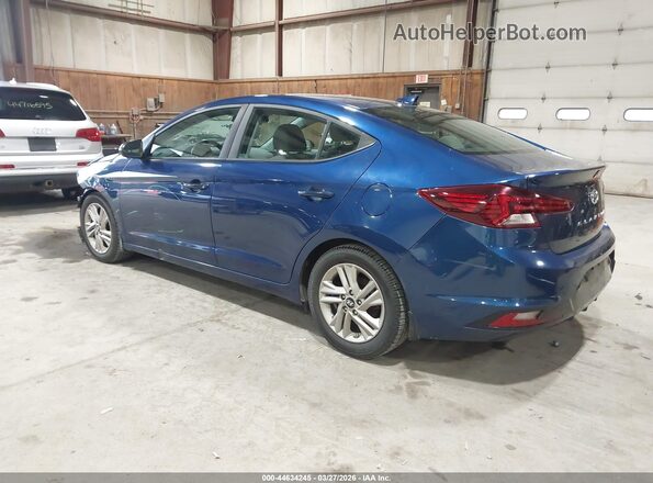 5NPD84LF6KH479368 2019 HYUNDAI ELANTRA Blue Trasero izquierdo