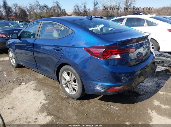 5NPD84LF6LH558671 2020 HYUNDAI ELANTRA Blue Tył lewy