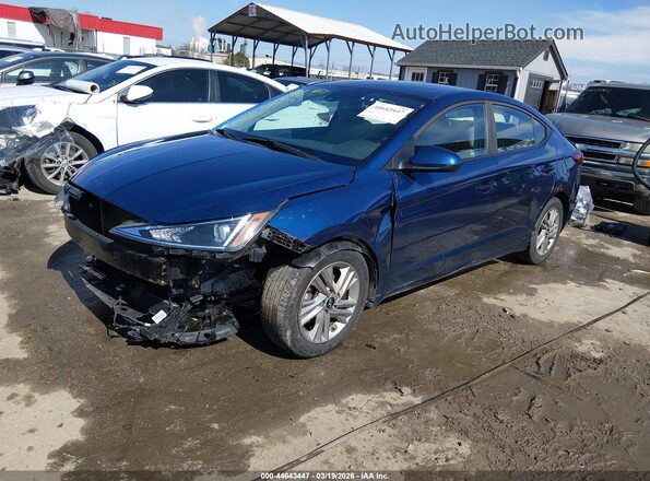 5NPD84LF6LH558671 2020 HYUNDAI ELANTRA Blue Przód lewy