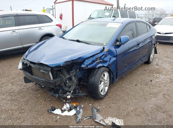5NPD84LF6LH574112 2020 HYUNDAI ELANTRA Blue Դիմացի տեսք