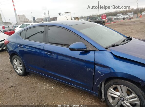 5NPD84LF6LH574112 2020 HYUNDAI ELANTRA Blue Սալոնի հետևի տեսք