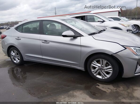 5NPD84LF6LH621865 2020 HYUNDAI ELANTRA Silver Rear interior view
