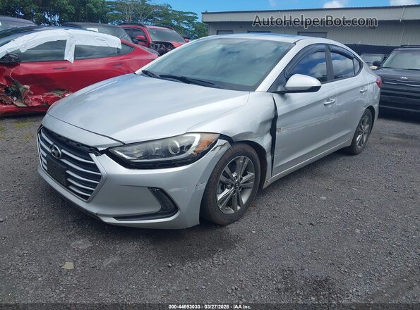 5NPD84LF7JH354765 2018 HYUNDAI ELANTRA Silver Przód lewy