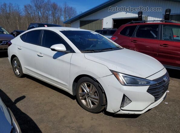 5NPD84LF7KH474907 2019 HYUNDAI ELANTRA White Front right