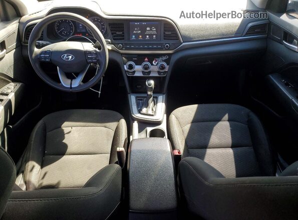 5NPD84LF7KH474907 2019 HYUNDAI ELANTRA White Dashboard view