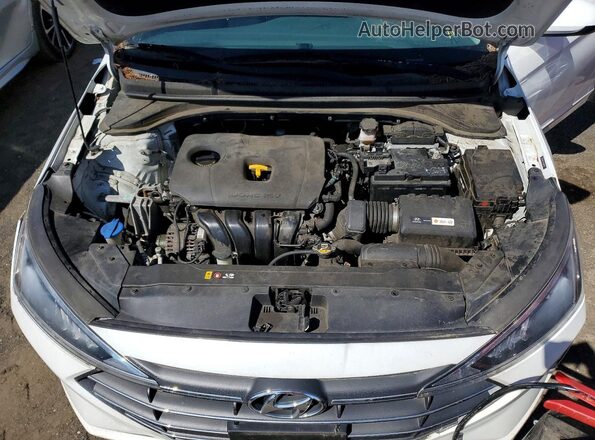5NPD84LF7KH474907 2019 HYUNDAI ELANTRA White Rear interior view