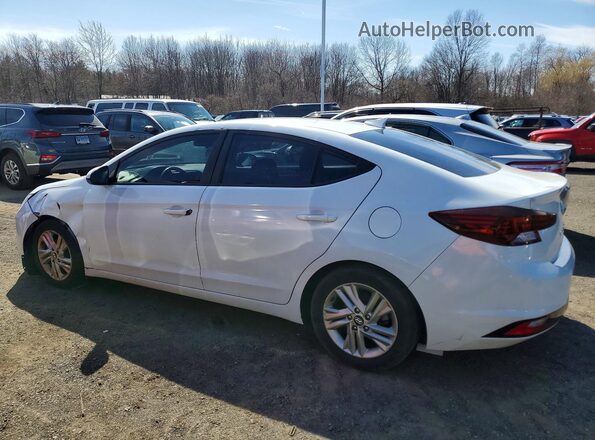 5NPD84LF7KH474907 2019 HYUNDAI ELANTRA White Rear left