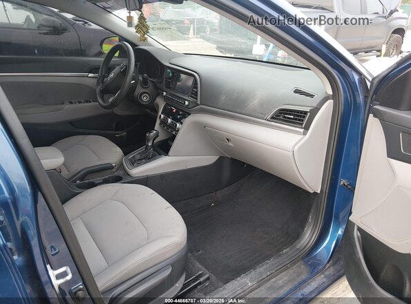 5NPD84LF7LH532287 2020 HYUNDAI ELANTRA Blue წინა სალონის ხედი