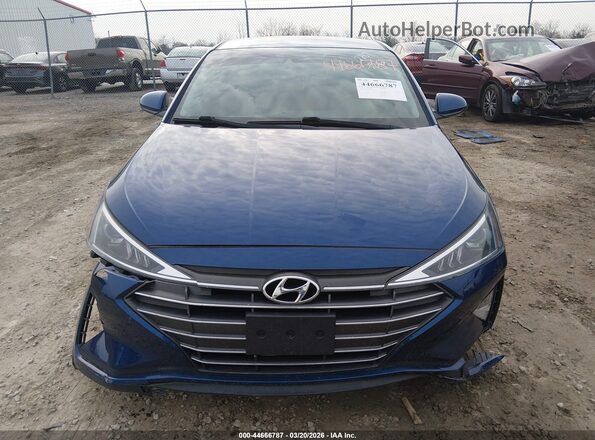 5NPD84LF7LH532287 2020 HYUNDAI ELANTRA Blue უკანა სალონის ხედი