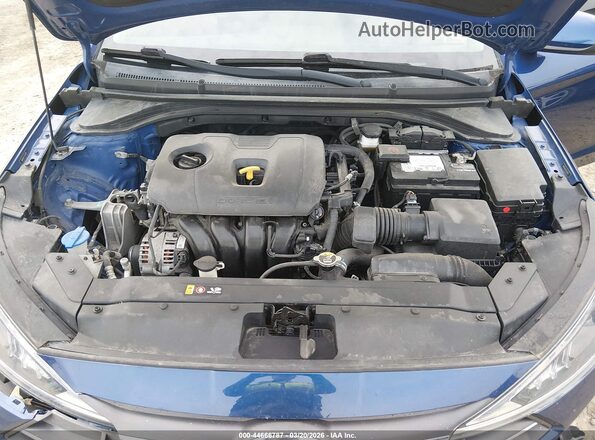 5NPD84LF7LH532287 2020 HYUNDAI ELANTRA Blue უკანა ხედი