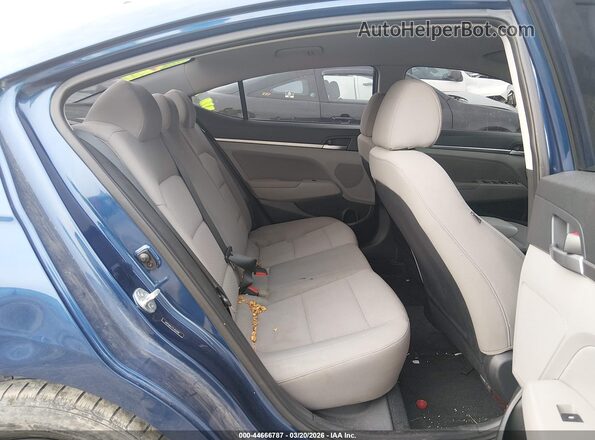 5NPD84LF7LH532287 2020 HYUNDAI ELANTRA Blue VIN კოდის სტიკერის ხედი