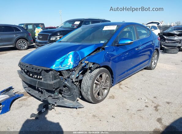 5NPD84LF8HH045414 2017 HYUNDAI ELANTRA Blue 