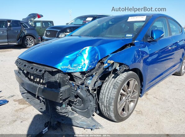 5NPD84LF8HH045414 2017 HYUNDAI ELANTRA Blue 