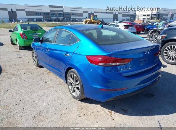 5NPD84LF8HH045414 2017 HYUNDAI ELANTRA Blue 