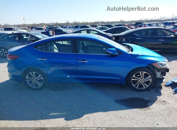 5NPD84LF8HH045414 2017 HYUNDAI ELANTRA Blue 