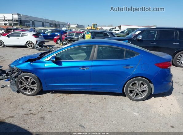5NPD84LF8HH045414 2017 HYUNDAI ELANTRA Blue 