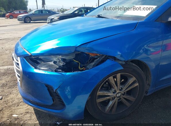 5NPD84LF8HH121990 2017 HYUNDAI ELANTRA Blue წინა ხედი