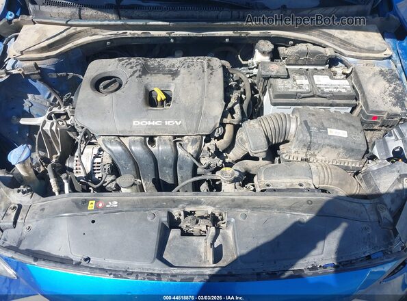 5NPD84LF8HH121990 2017 HYUNDAI ELANTRA Blue უკანა ხედი