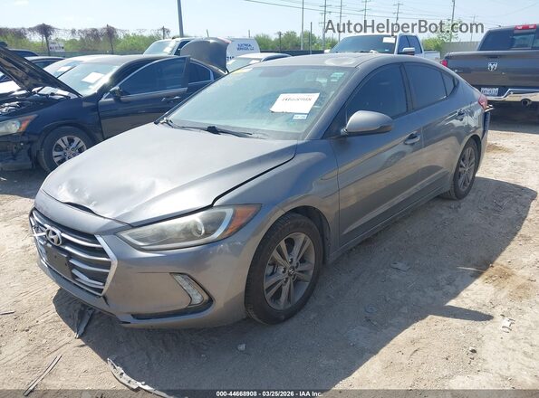 5NPD84LF8JH258336 2018 HYUNDAI ELANTRA Gray 