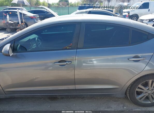 5NPD84LF8JH258336 2018 HYUNDAI ELANTRA Gray 