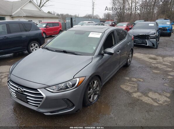 5NPD84LF8JH292695 2018 HYUNDAI ELANTRA Серый 