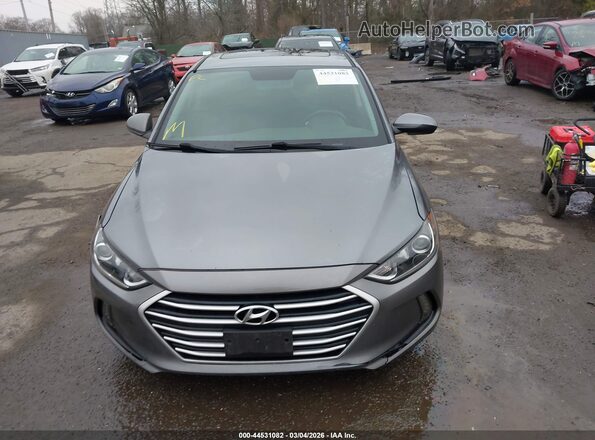 5NPD84LF8JH292695 2018 HYUNDAI ELANTRA Серый 
