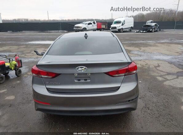 5NPD84LF8JH292695 2018 HYUNDAI ELANTRA Серый 