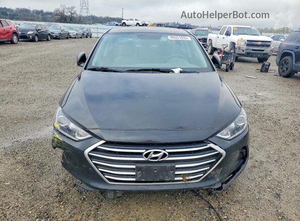 5NPD84LF8JH323153 2018 HYUNDAI ELANTRA Black Widok z przodu