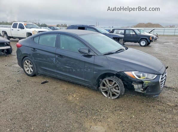 5NPD84LF8JH323153 2018 HYUNDAI ELANTRA Black Przód prawy